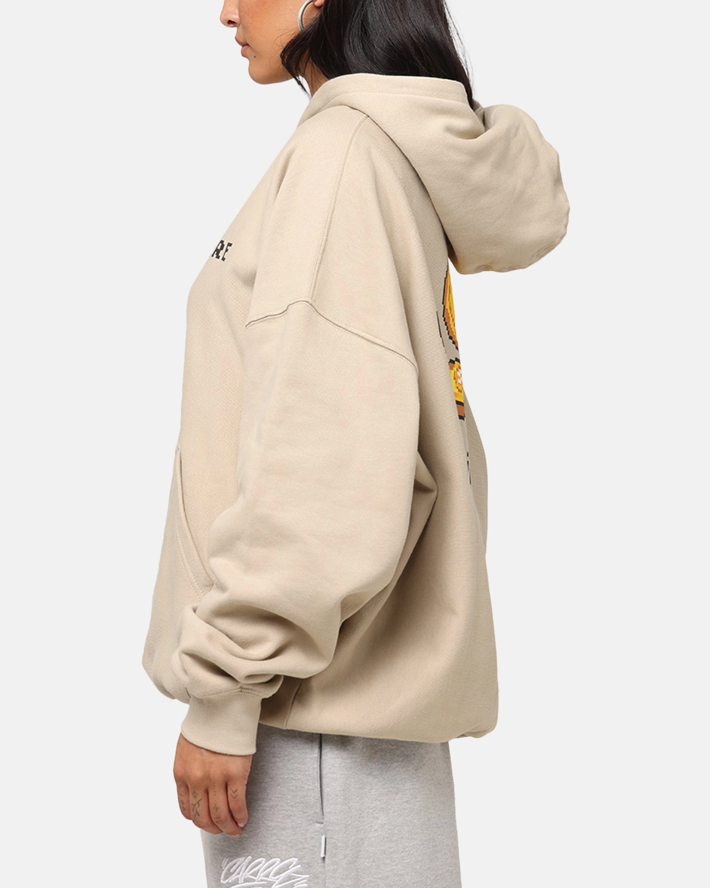 Carre Level Up Hoodie Stone Earrings