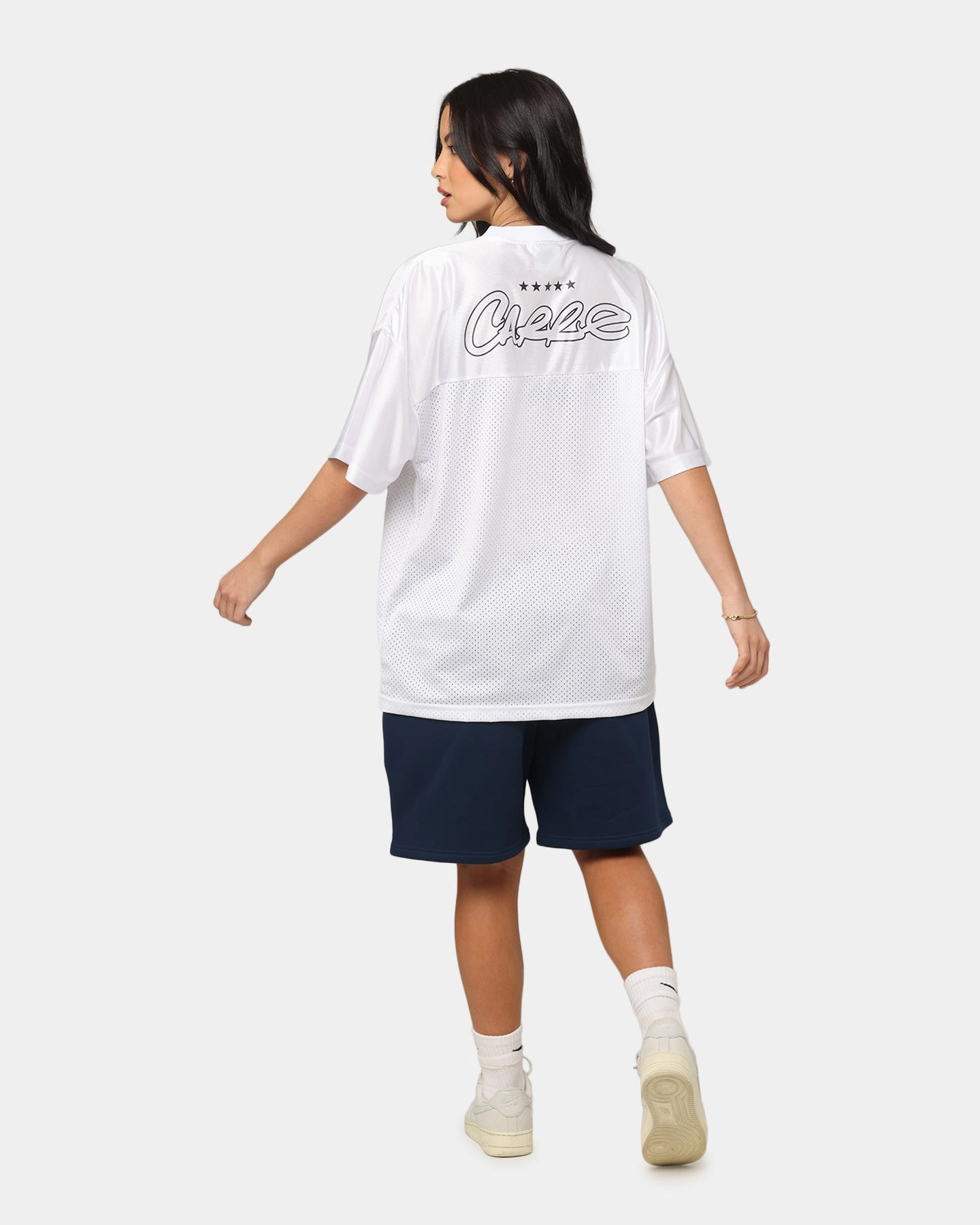 Carre Nova Sports T-Shirt White Light and Breathable Circular Knit Construction
