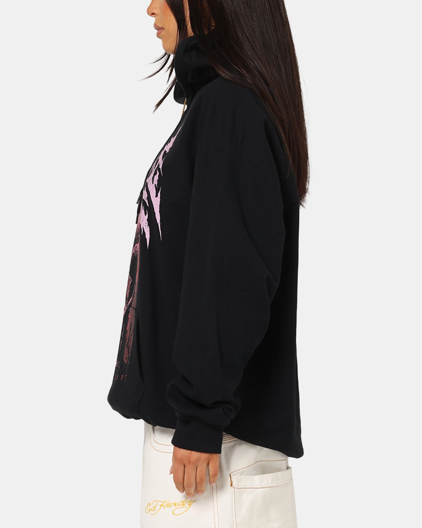 Disrupt Danger Ice Nine Kills Cat Tombstone Hoodie Black