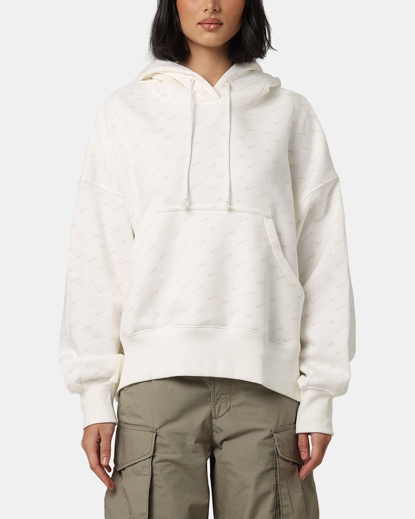 History desert Nike Women's Sportswear Pheonix Oversized Fleece Hoodie Sail