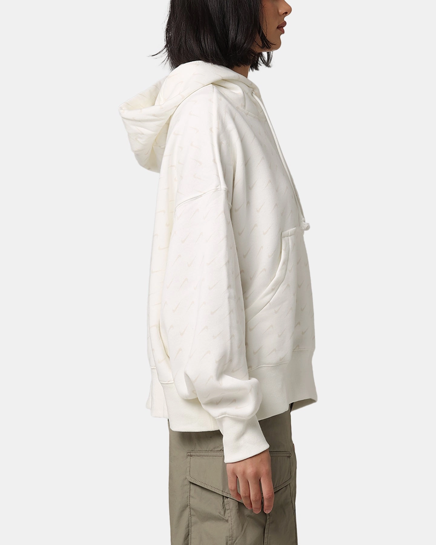 Anti Static Material Nike Women's Sportswear Pheonix Oversized Fleece Hoodie Sail