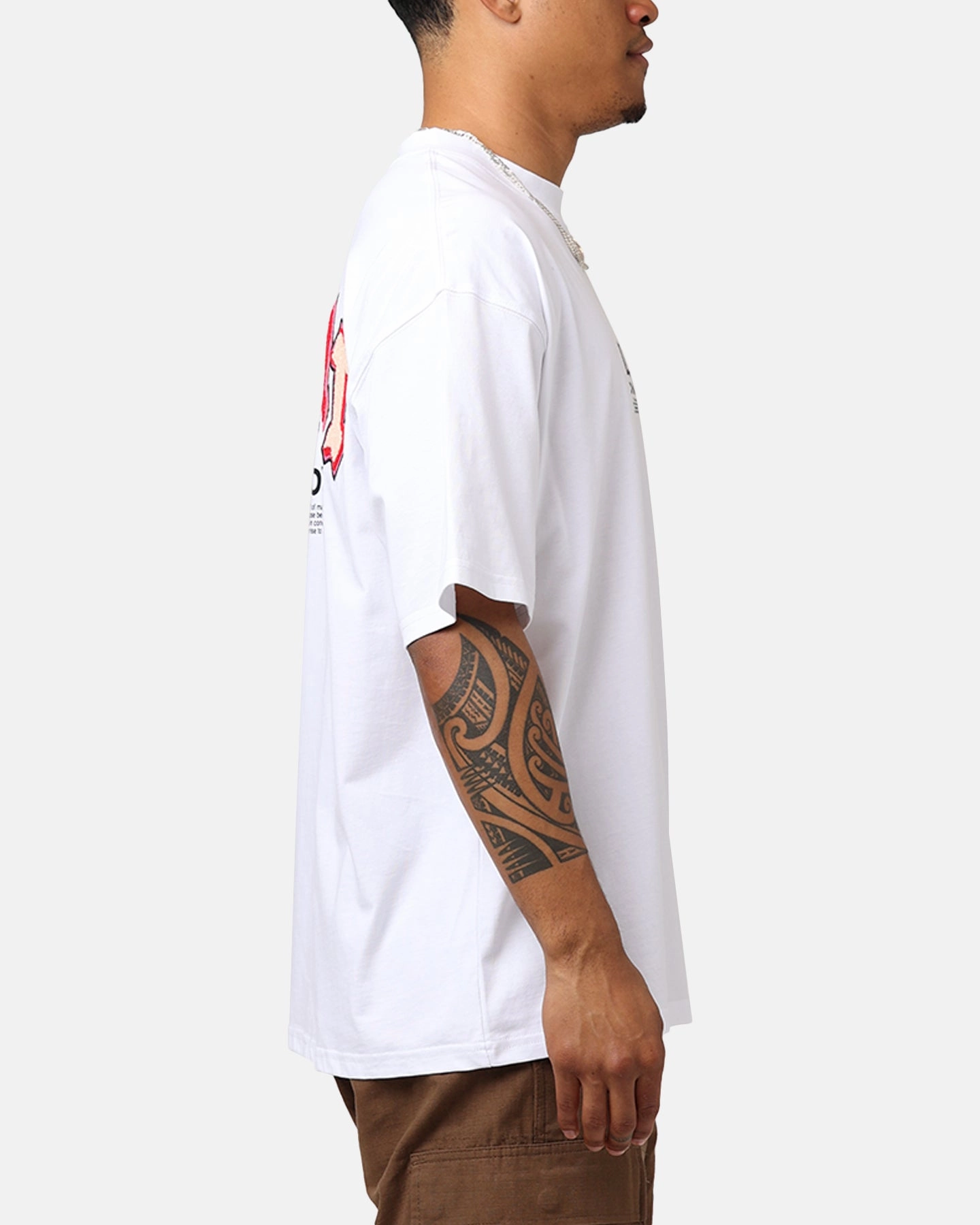 Geometric precision OdorResistant Loiter Chaos Theory T-Shirt White