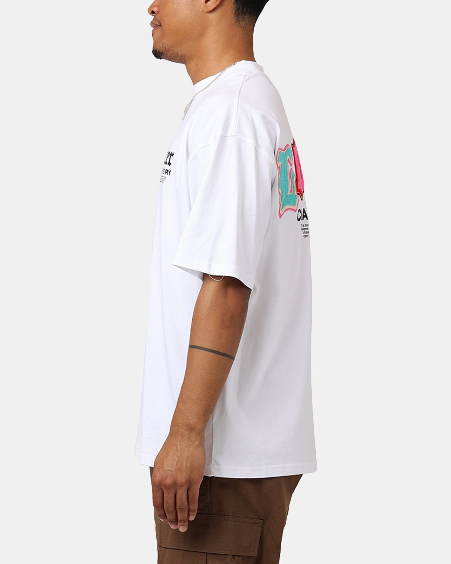 Comfy Look Wear Relaxed Wear Loiter Chaos Theory T-Shirt White