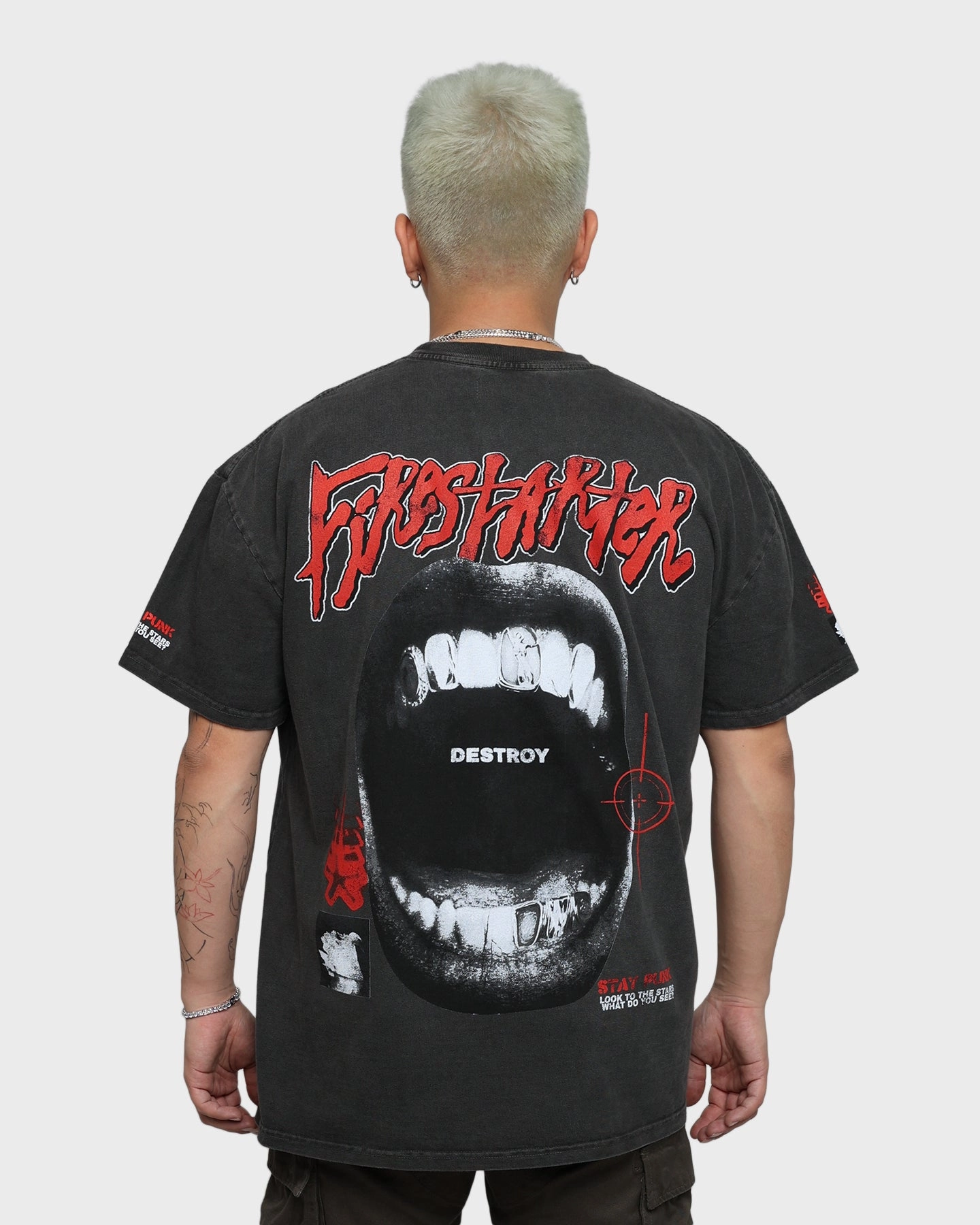Loiter Firestarter Ultra Premium Vintage T-Shirt Black Wash Smart Fashion comfortable top