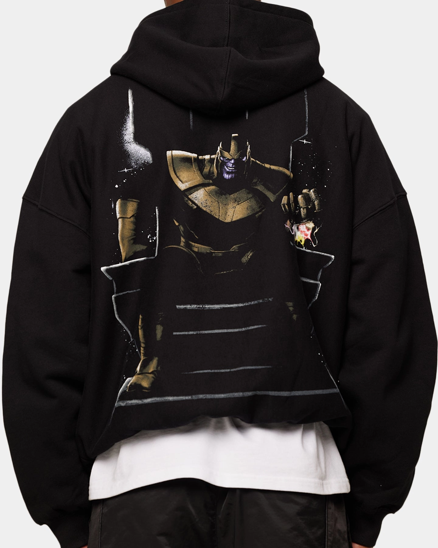 Marvel Thanos Hoodie Black City Streets