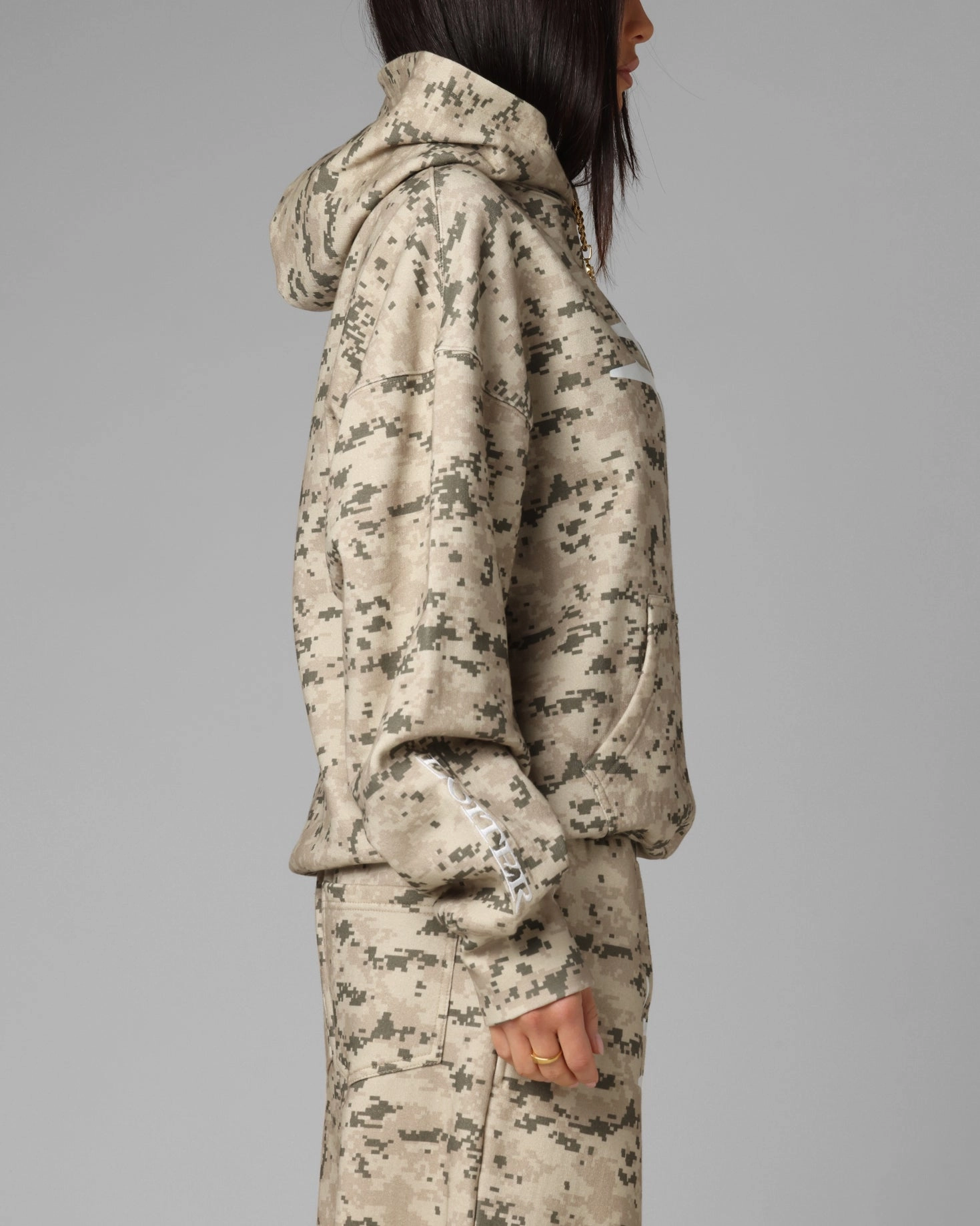 Loiter Hybrid Premium Hoodie Digi Camo yoga enthusiasts Daily Utility