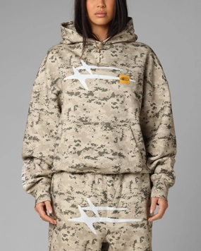 Trend Range Loiter Hybrid Premium Hoodie Digi Camo
