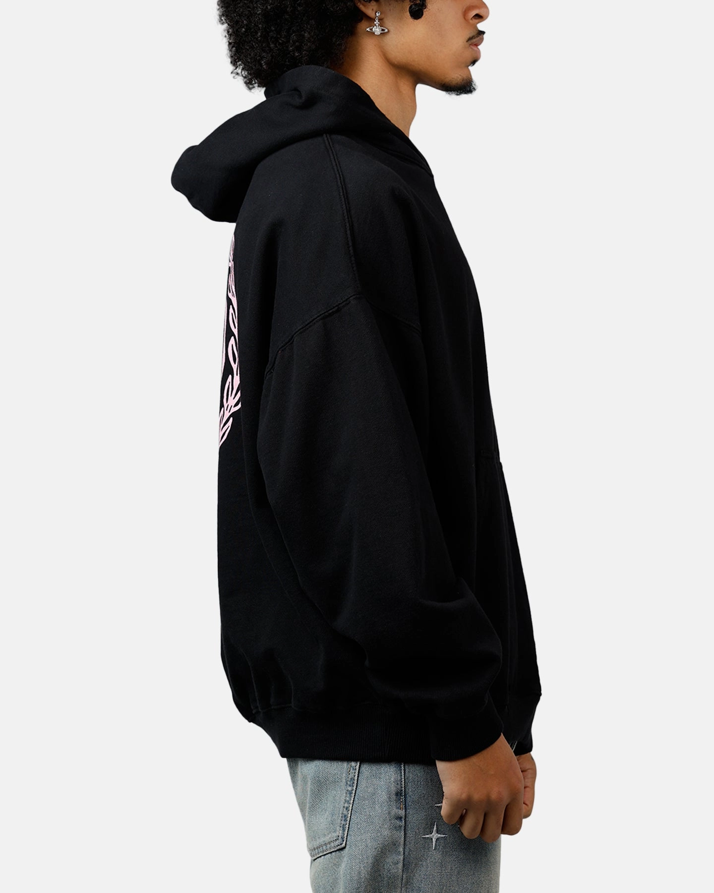 Multi Pocket System Carre Gorgeous Hoodie Black