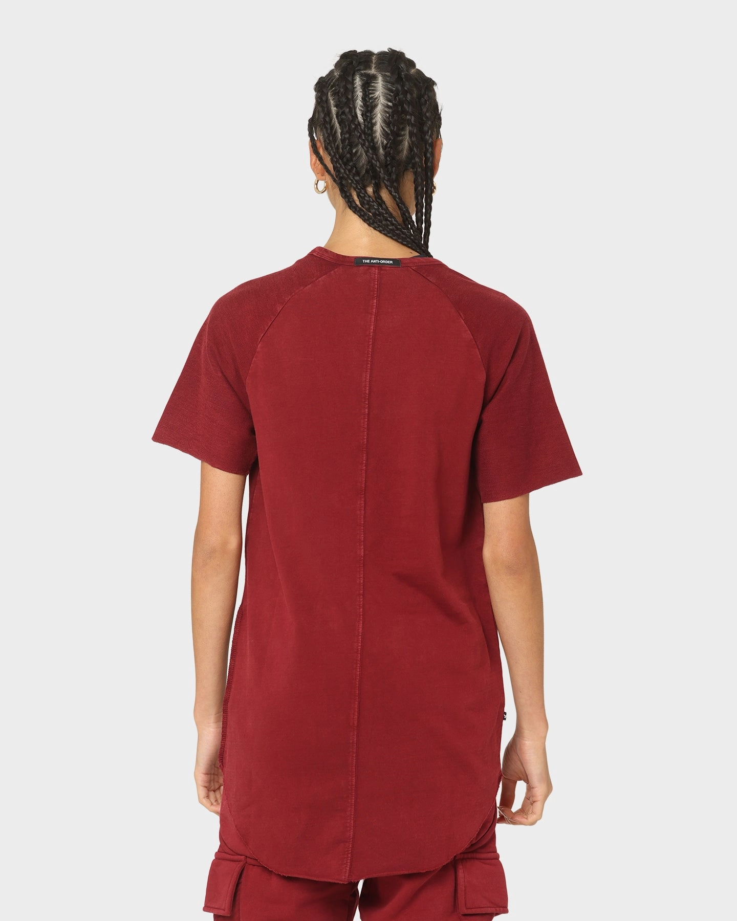 Fresh Look The Anti Order Anti Essential Regulation T-Shirt Vintage Maroon