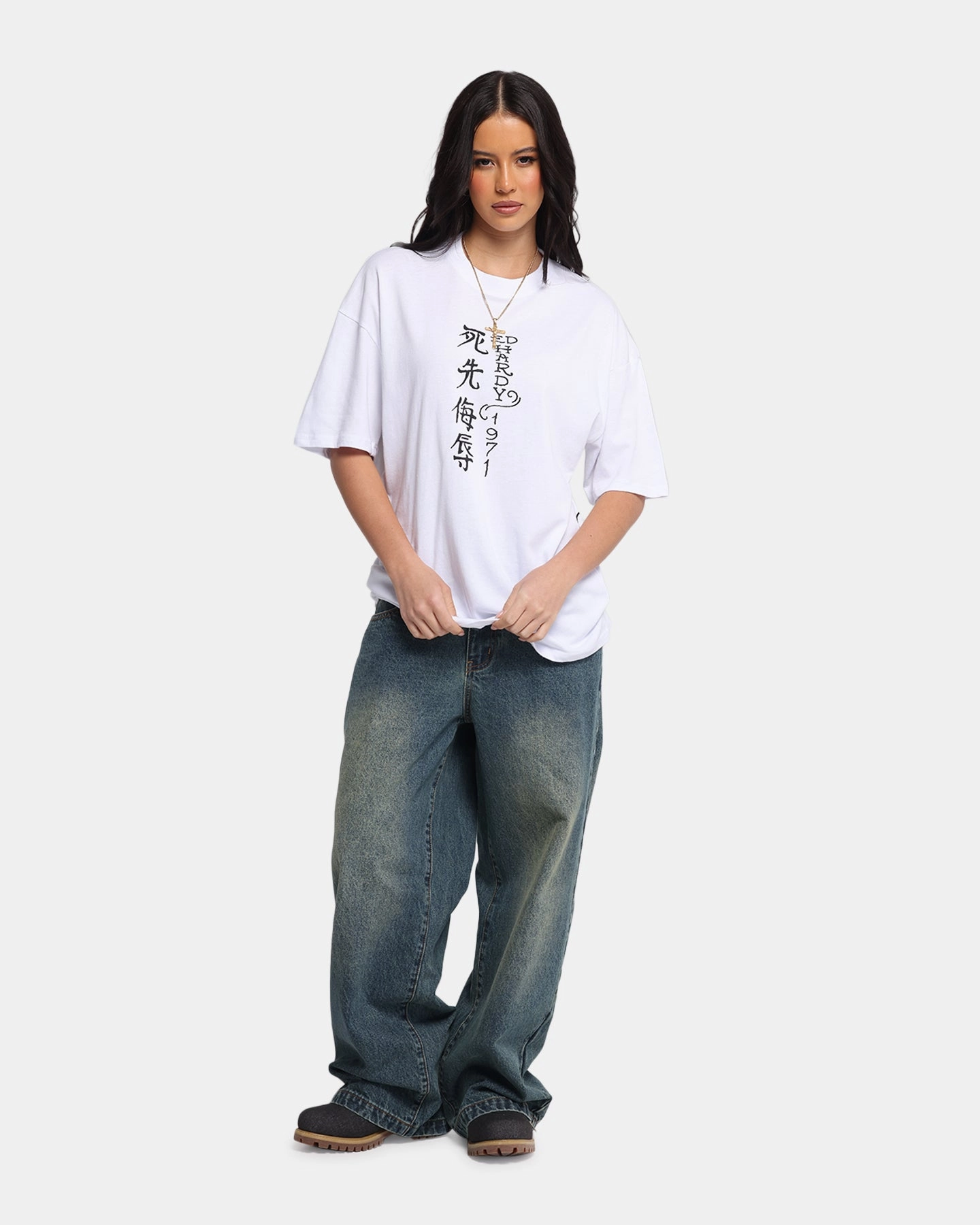 Ed Hardy Skull Sovereign T-Shirt White mix and match