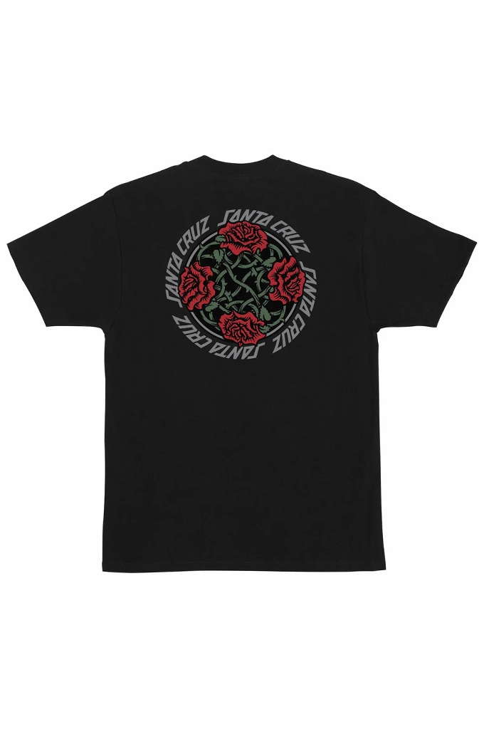 Santa Cruz Dressen Rose Solo Short Sleeve Tee Leather combination Outdoor Essentials