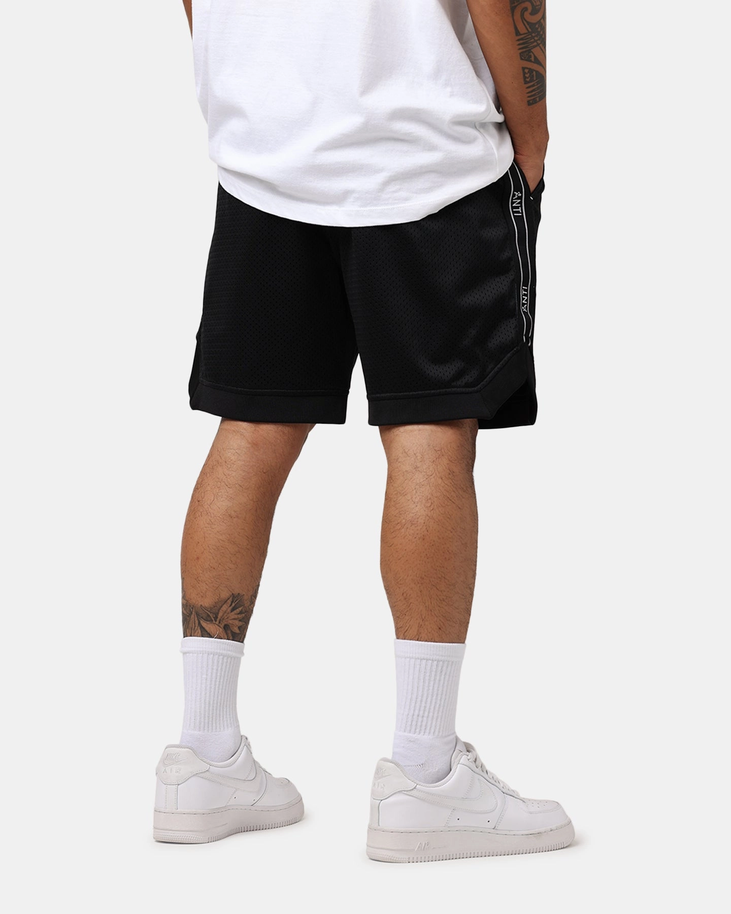 Unique Pattern The Anti Order Elite Guard Basketball Shorts Black