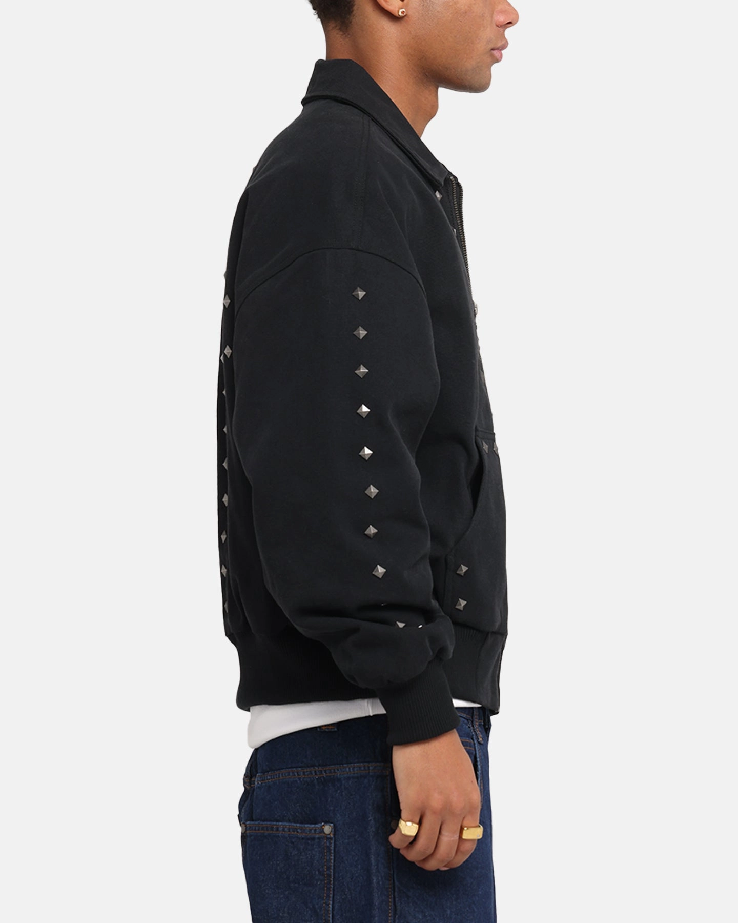 Loiter Chopper Work Jacket Washed Black flight travel Charm