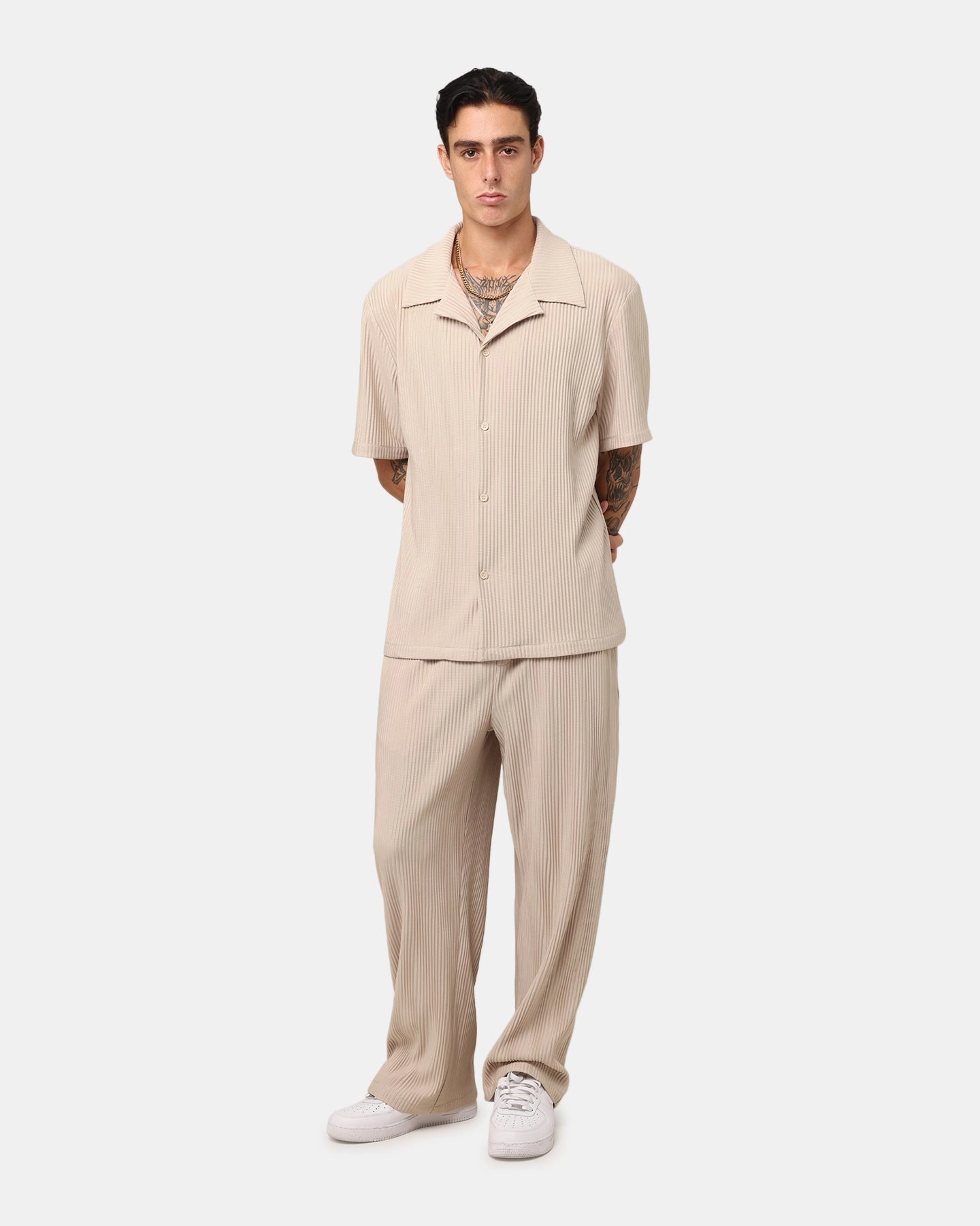 Abrasion Resistant Fabric SecureCargoPockets XXIII Pleated Pants Tan