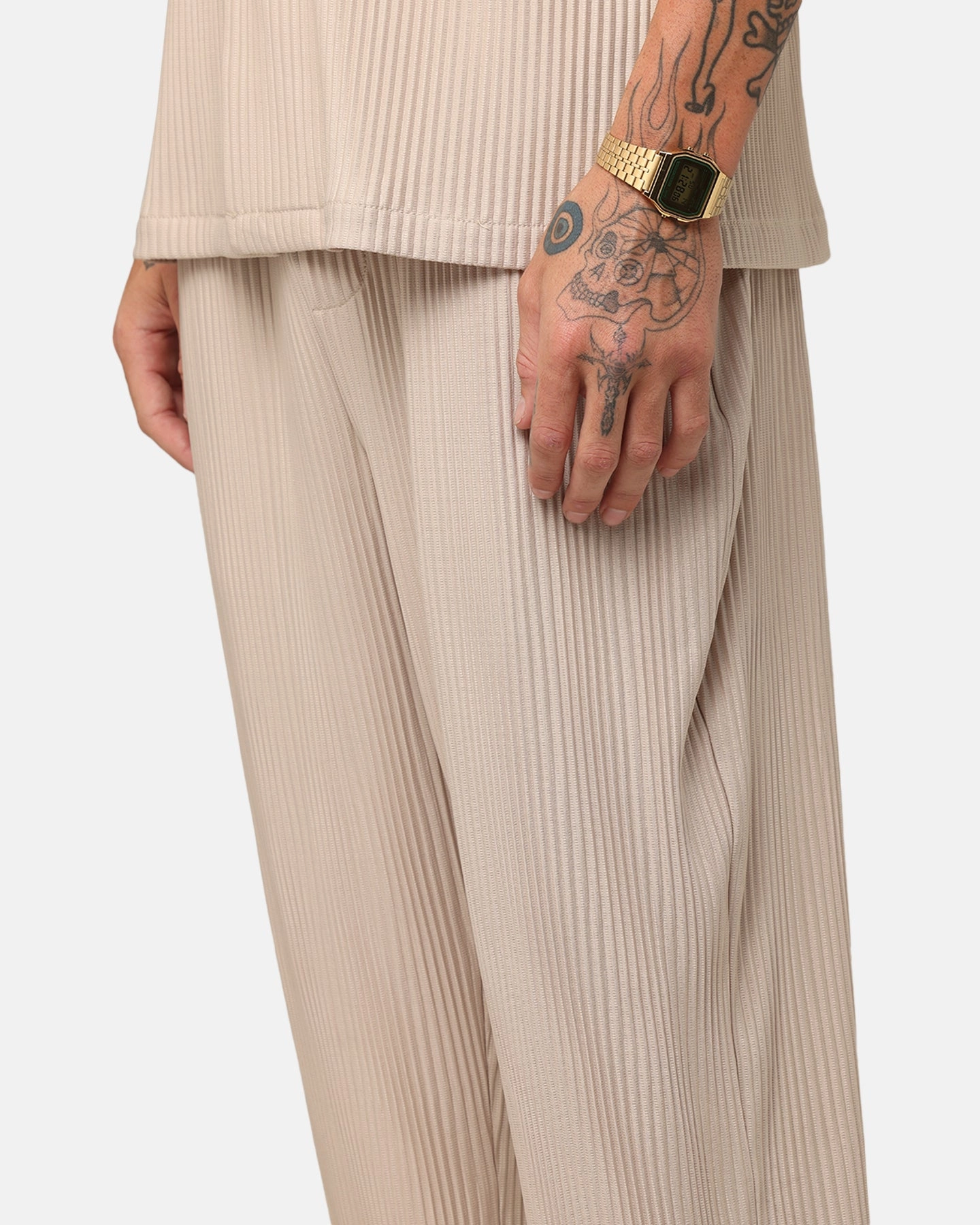FlexibleKneePanels XXIII Pleated Pants Tan