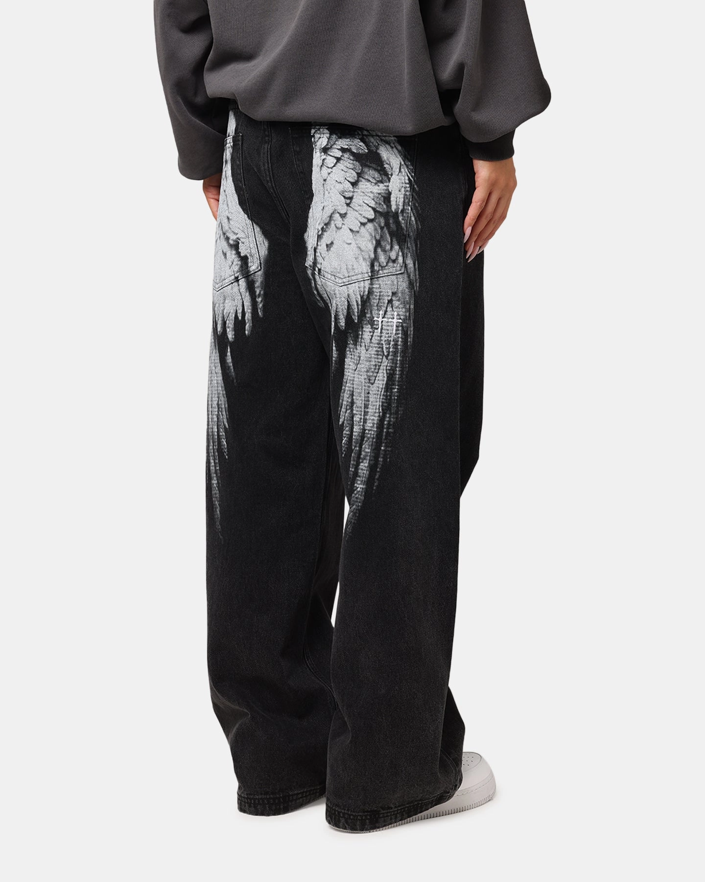 Seamless Pocket Design Everyday Neutral Saint Morta Amplus Afterlife Jeans Black Shadow