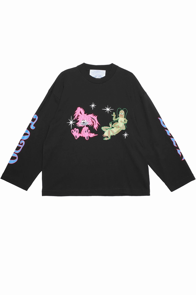 Layered Shoulder Design Jungles Jungles Todo Bien Long Sleeve Tee