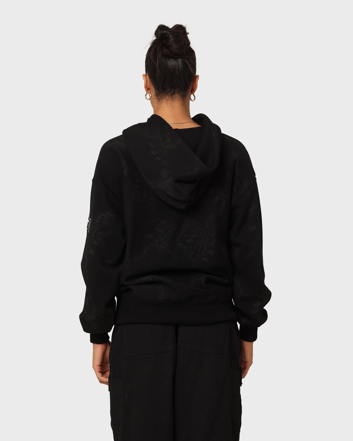 Dreamville Records Hoodie Black Teflon Coated Fabric Double Layer Closure