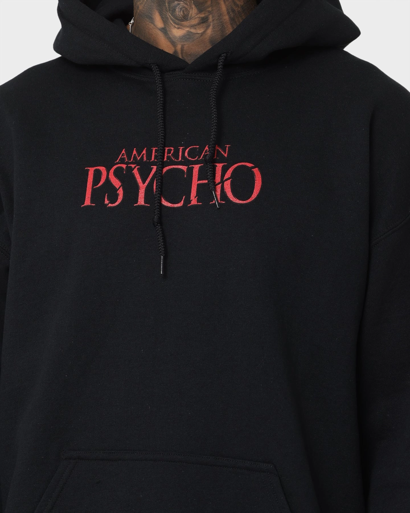 Goat Crew X American Psycho American Psycho Vintage Hoodie Black Full Length Front Zipper Sell