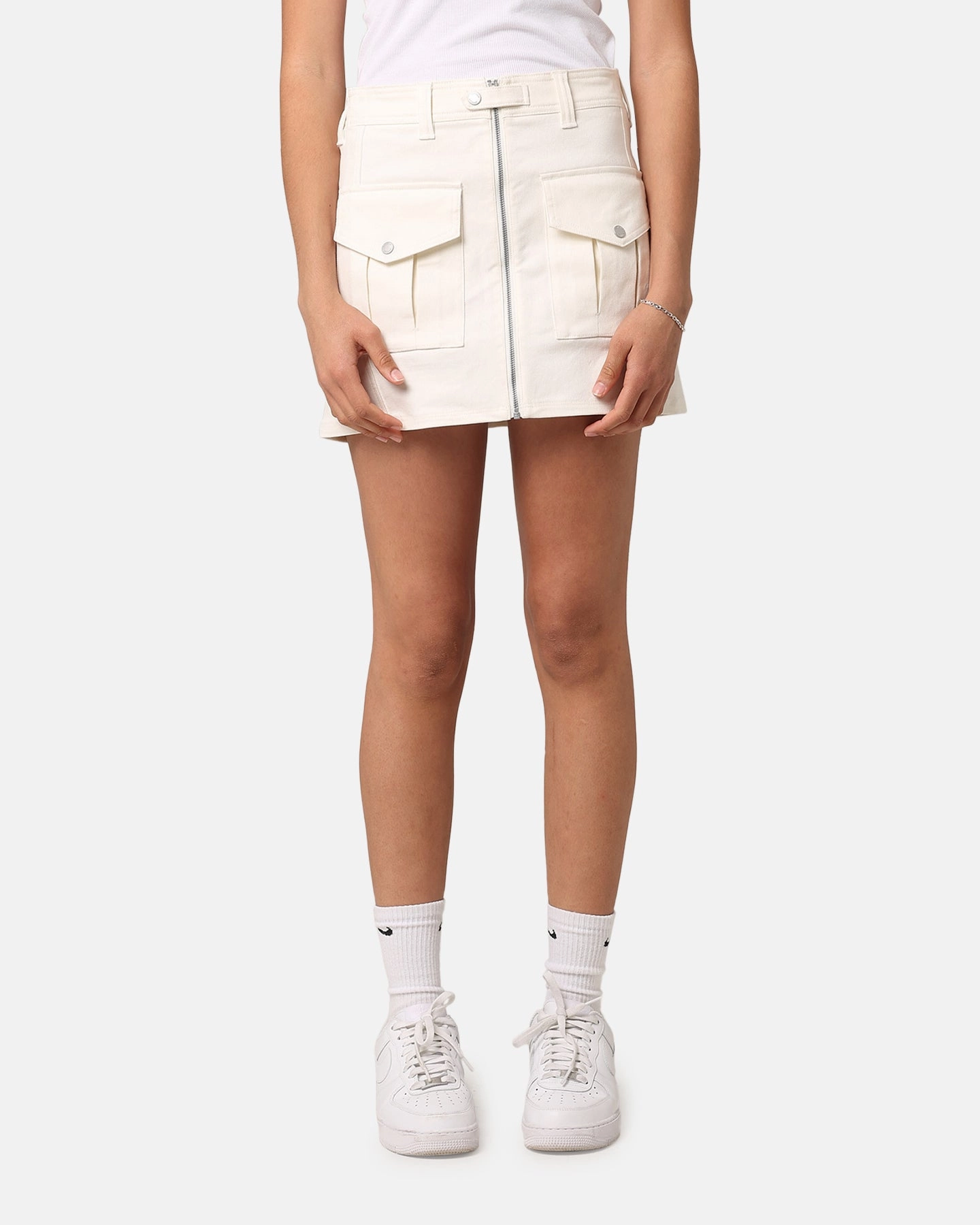 Jordan Women's Utility Skirt Sail Hidden Zipper City Look