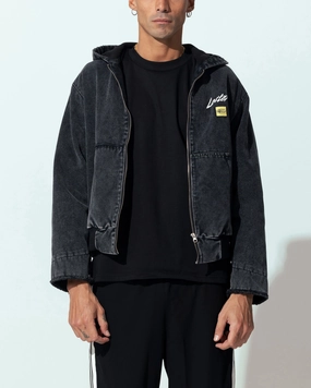 Loiter Workwear Zip Jacket Vintage Black Market