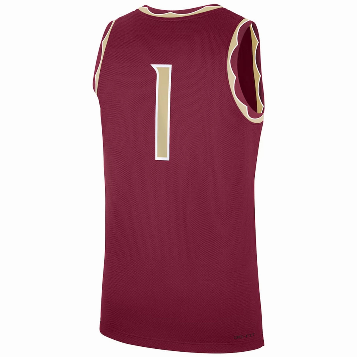 Nike Youth 2024 Seminoles #1 Basketball Jersey - Garnet Vibrant Colors Wrinkle Free Fabric