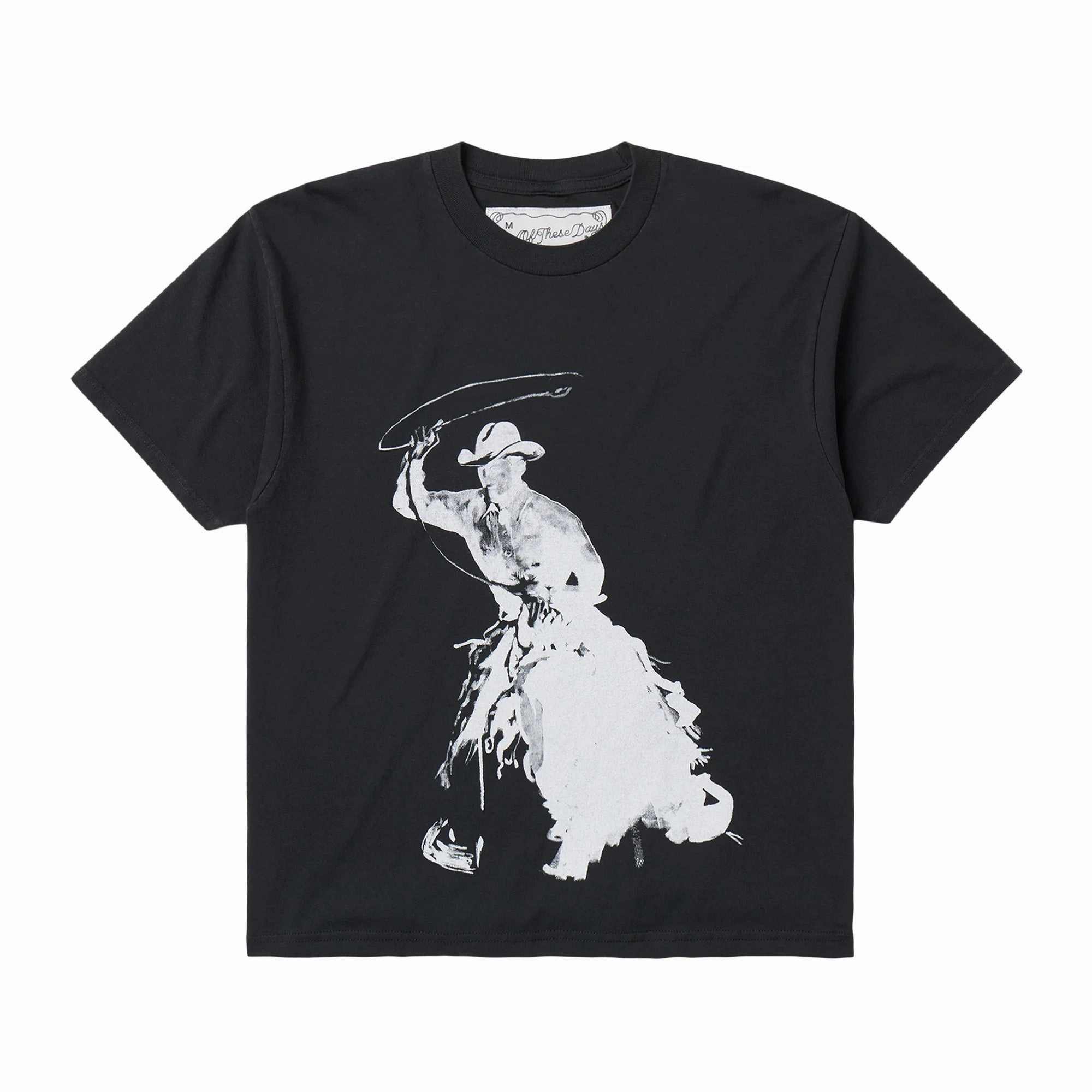 One Of These Days 'Burns So Much Brighter' Short Sleeve T-Shirt 'Washed Black' Sustainable Textile Comfy Wear