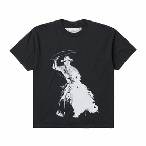 One Of These Days 'Burns So Much Brighter' Short Sleeve T-Shirt 'Washed Black' Retro