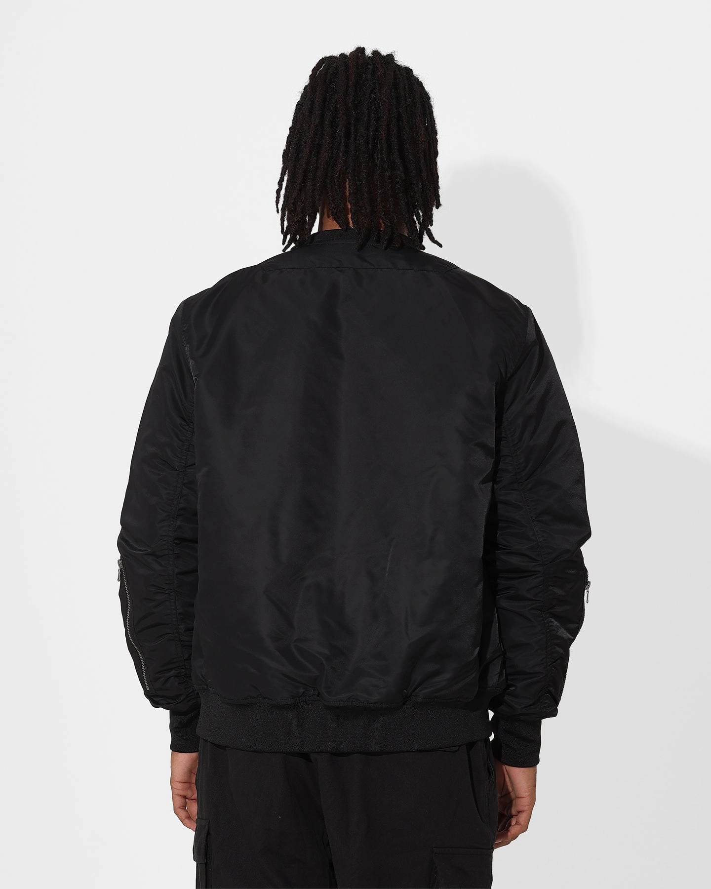 full-zip Talent Saint Morta Technical Bomber Jacket Black