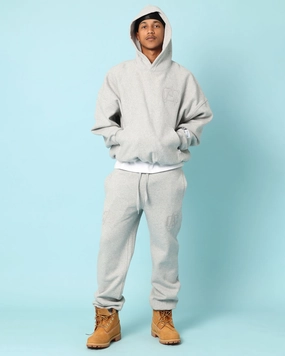 Carr?? Academy Oversized Hoodie Grey Marle music concert Core Style