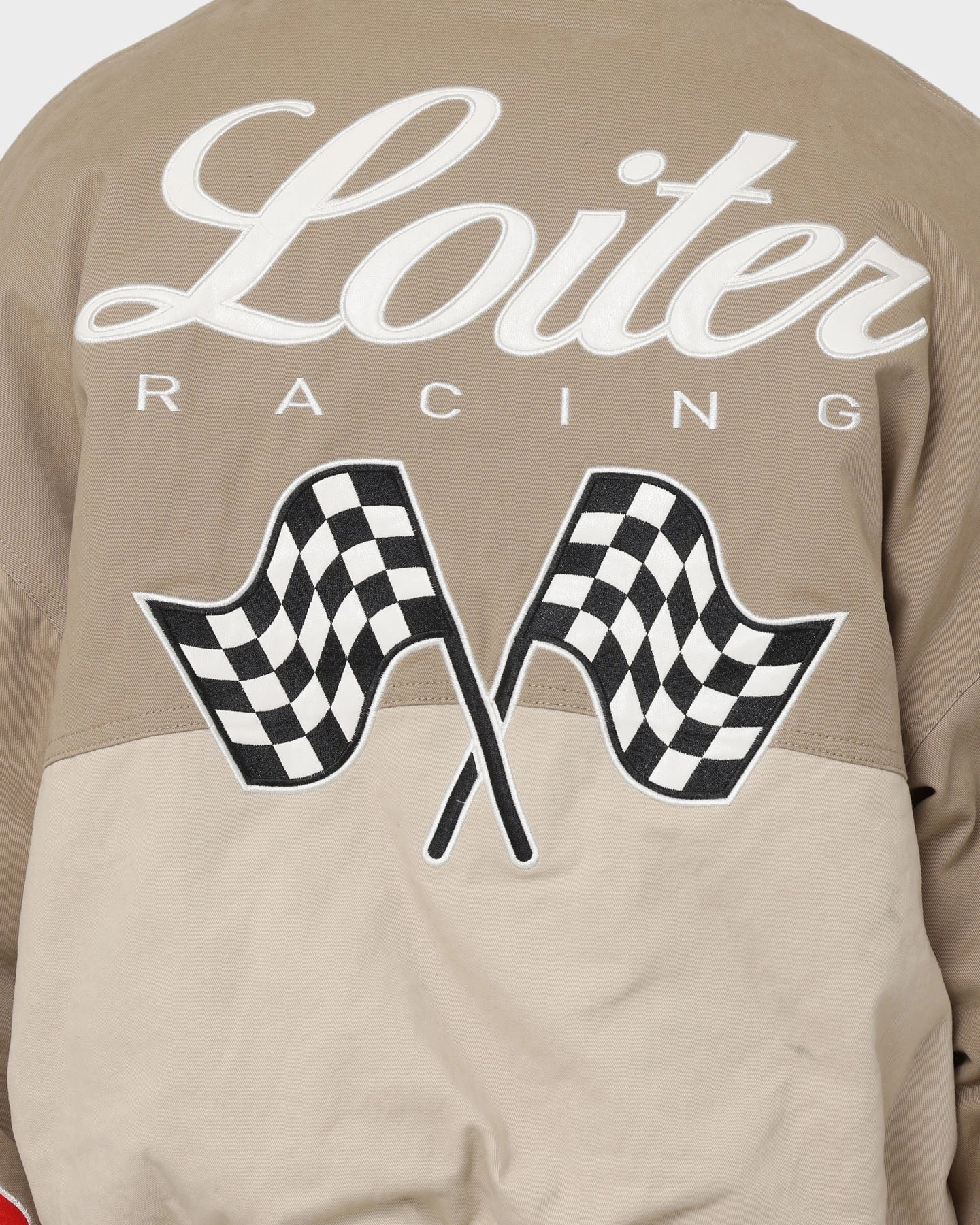 Relaxed Motion Mold Resistant Coating Loiter Daytona Motor Jacket Beige
