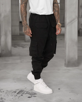Saint Morta Payload Tactical Jogger Black Performance Fit Layering Piece