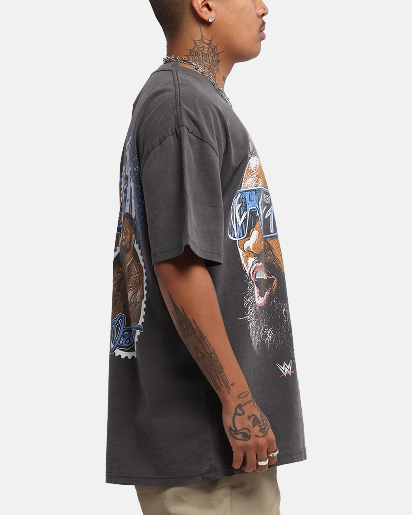 Cozy Style Relaxed fit wear Culture Kings X WWE Jey Uso Wrestlemania XLI Heavy T-Shirt Black Wash