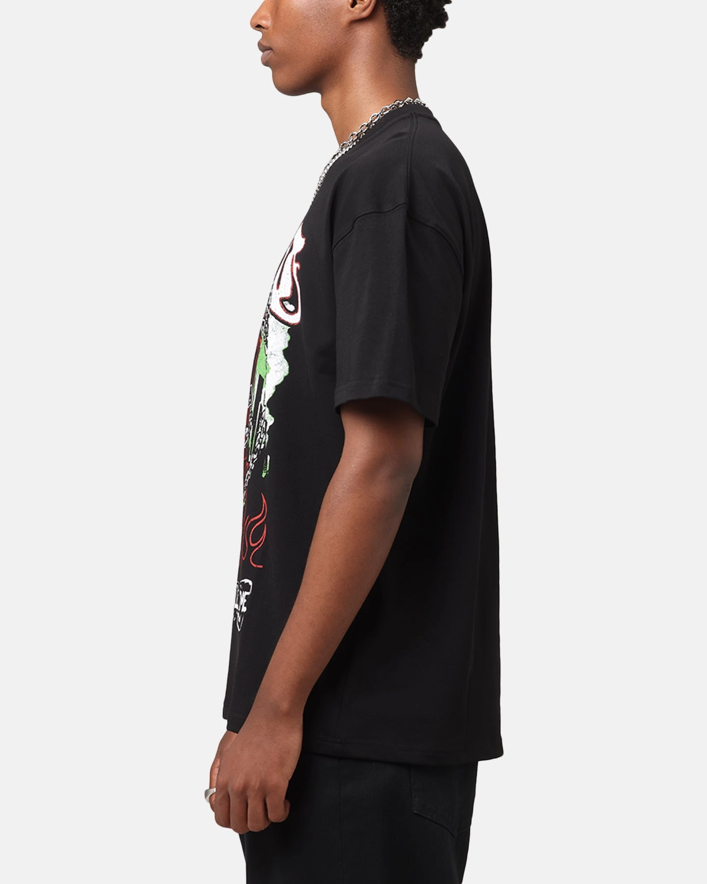Goat Crew Goat Skull Vintage T-Shirt Black Daily Fashion