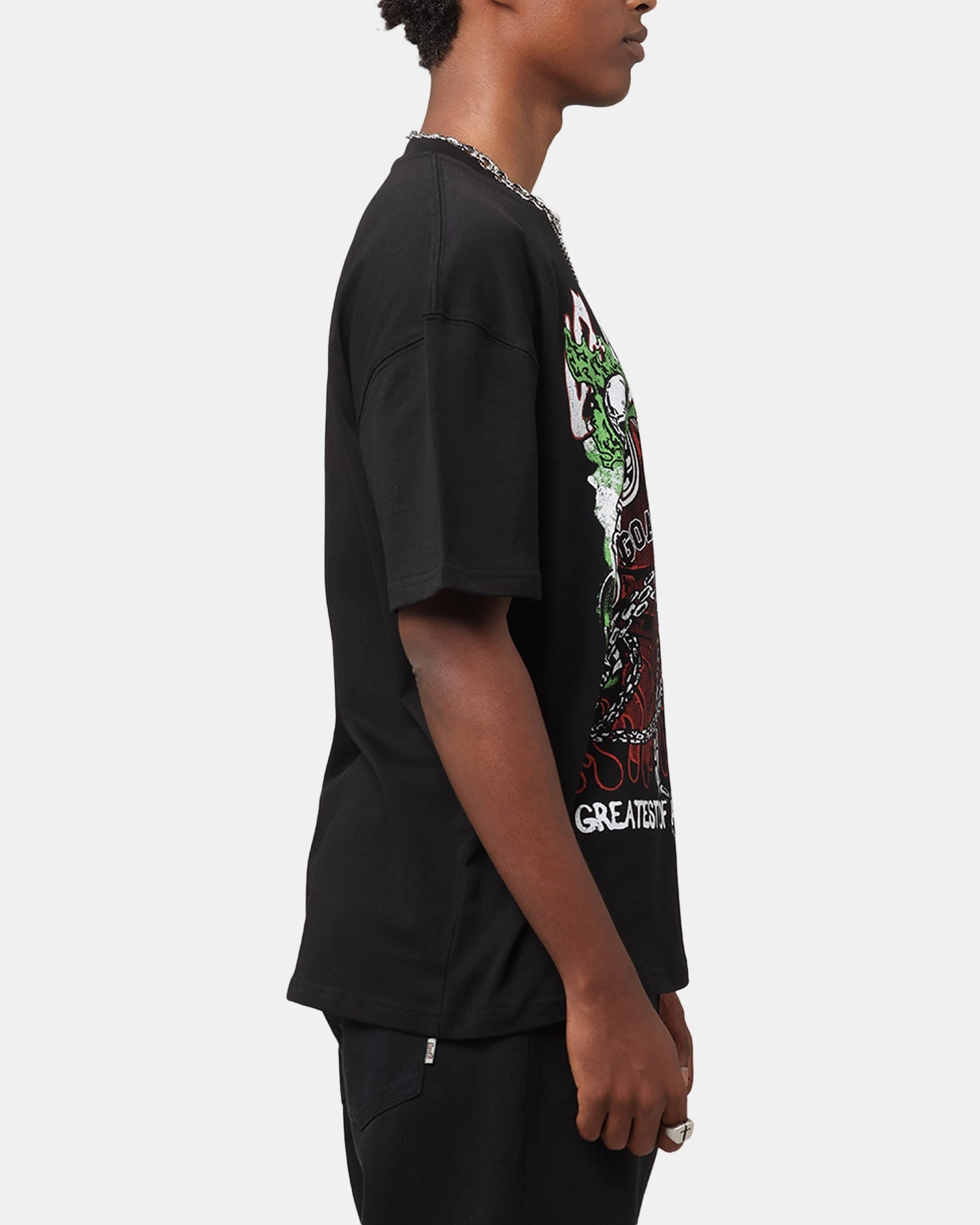 Goat Crew Goat Skull Vintage T-Shirt Black Party fun SustainableManufacturing