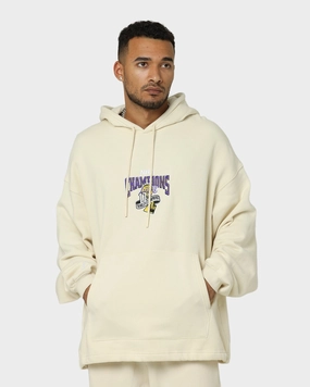 Mitchell & Ness Los Angeles Lakers Anniversary Hoodie Khaki Consent FullLengthZip