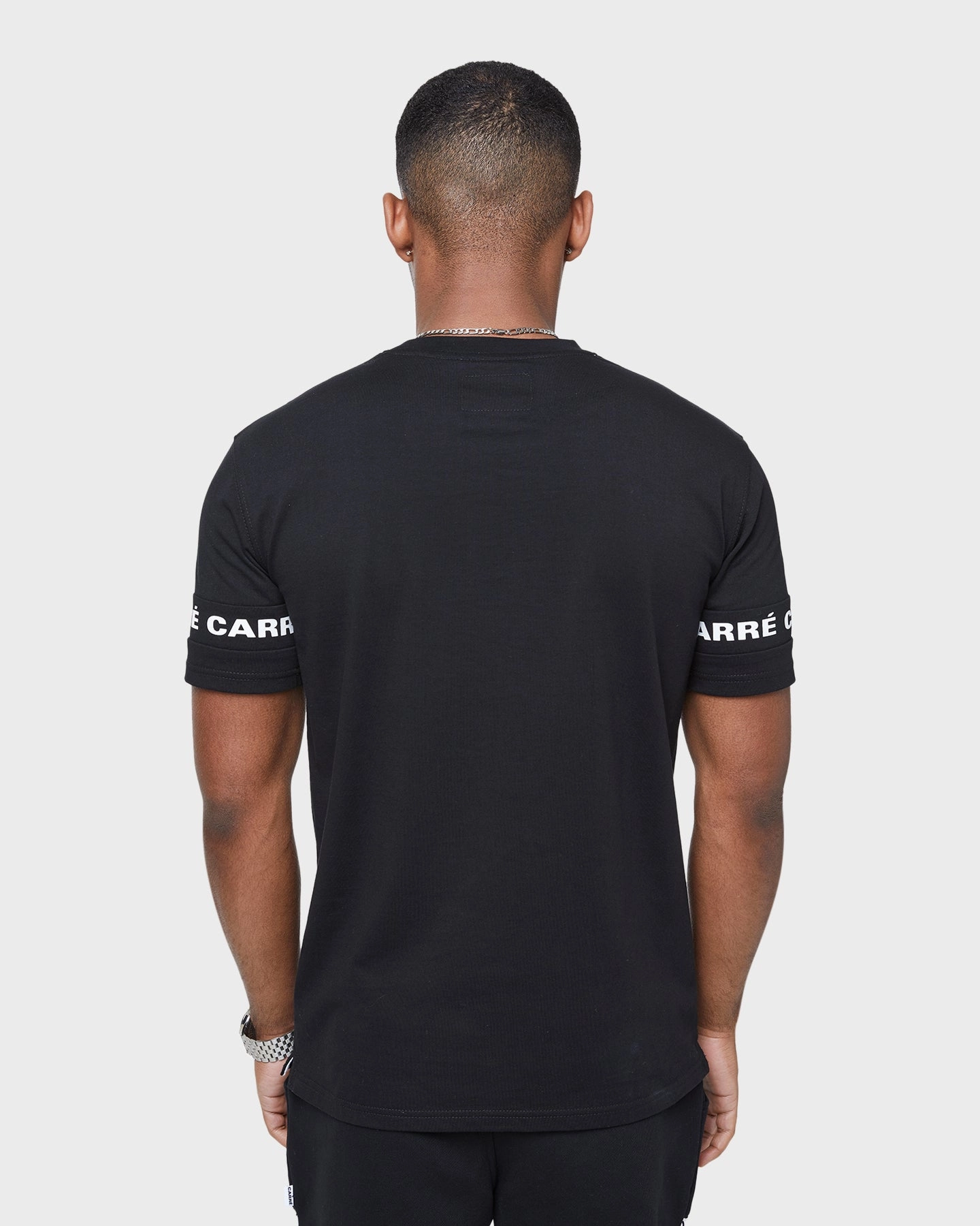 Carr?? La Manche Short Sleeve T-Shirt Black Sporty Style