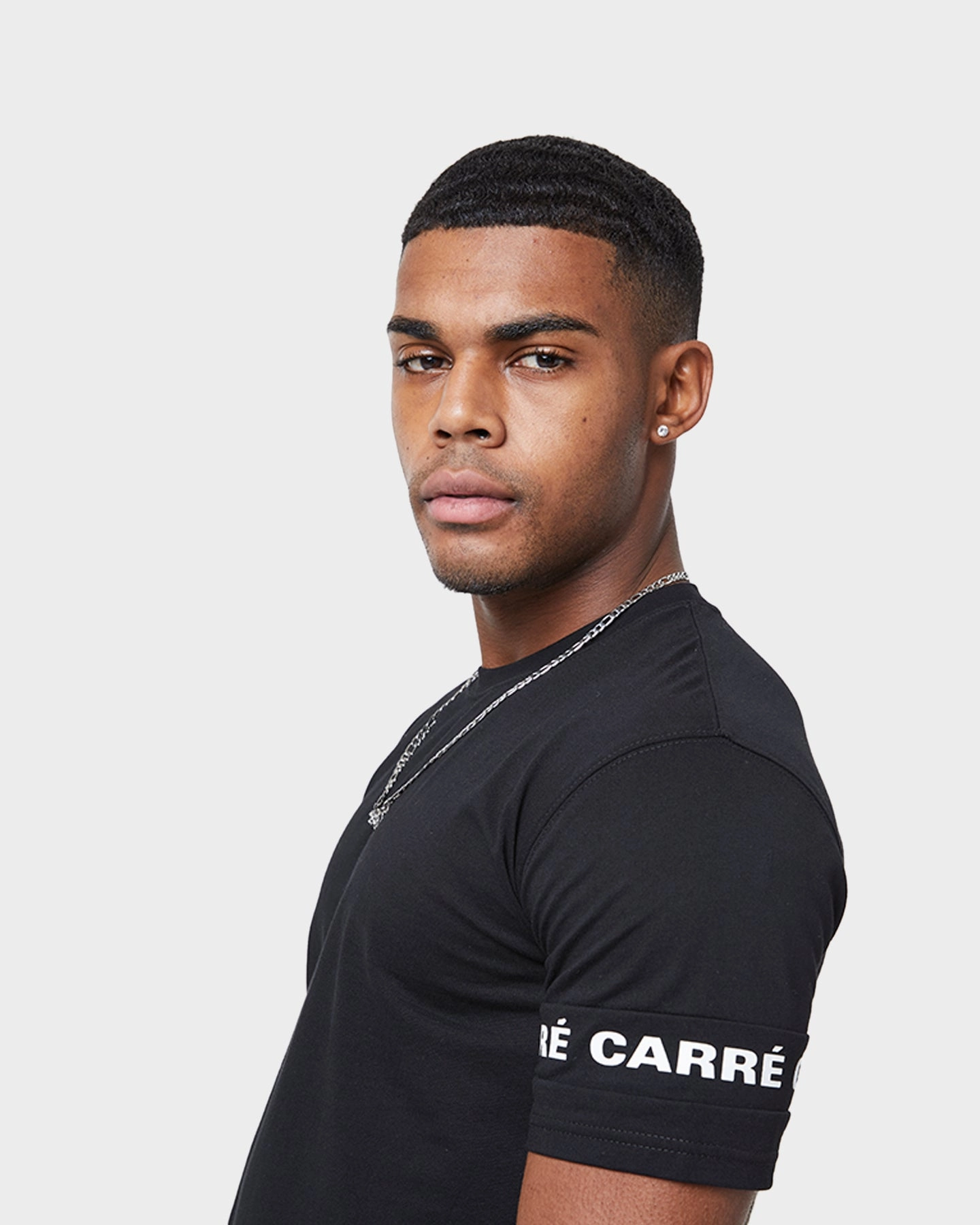 Carr?? La Manche Short Sleeve T-Shirt Black Temperature Control Fabric Travel Trend