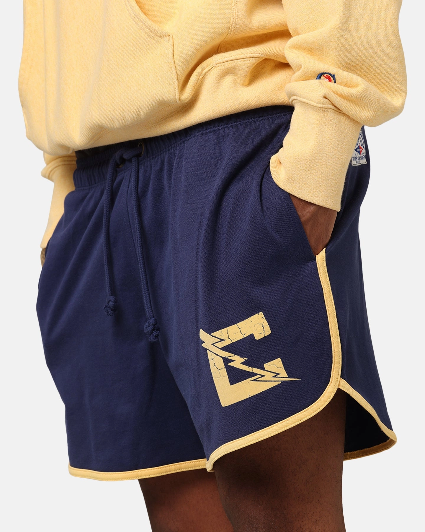RecycledPolyester Champion 50's Pool Boy Shorts Athletic Navy