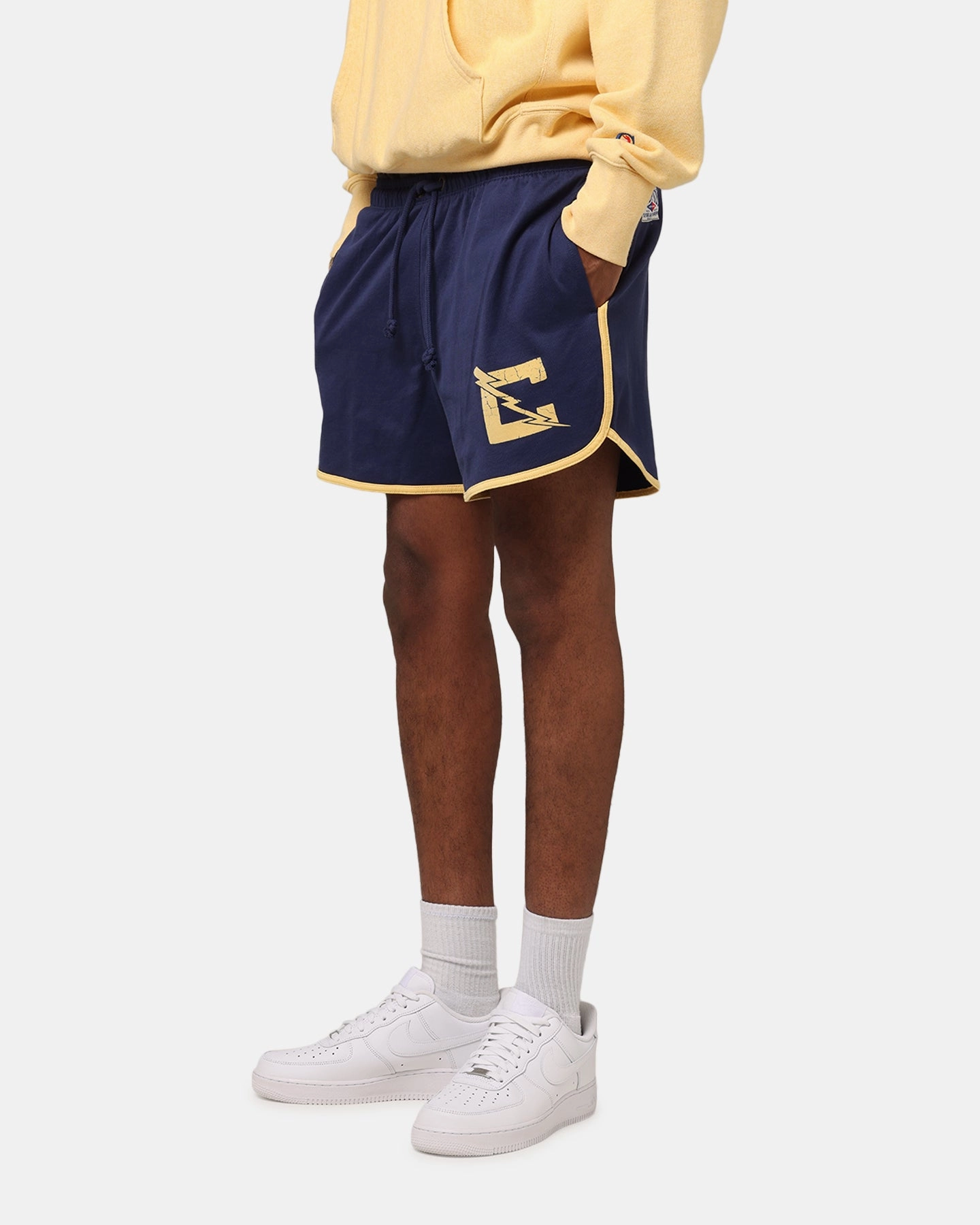 Champion 50's Pool Boy Shorts Athletic Navy Soft Elastic