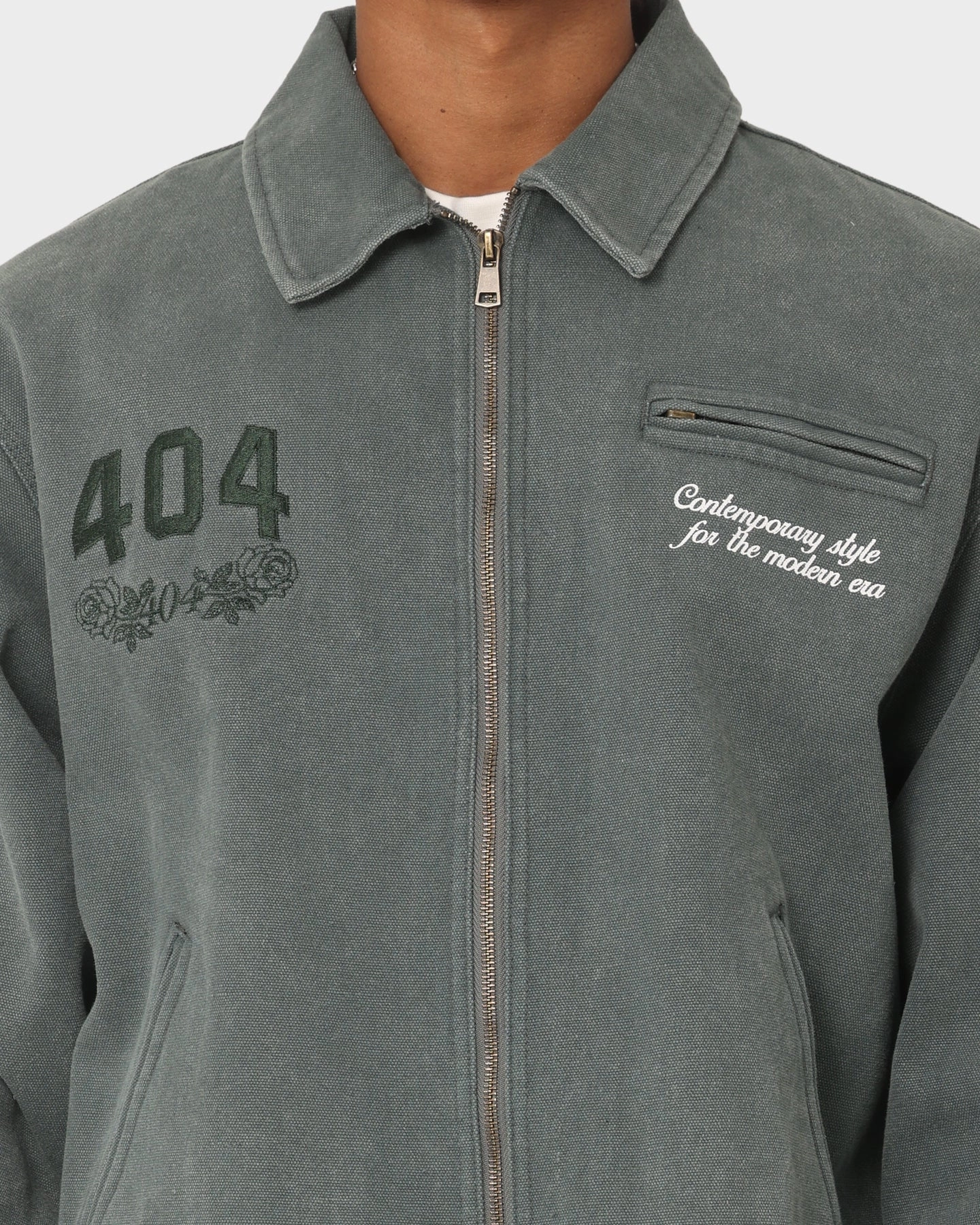 404 Florence Work Jacket Green Heat Resistant Layer Smart Design