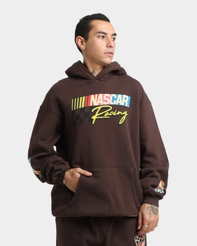 NASCAR NASCAR Racing Hoodie Chocolate Brown suitable for religious ceremonies Meditation