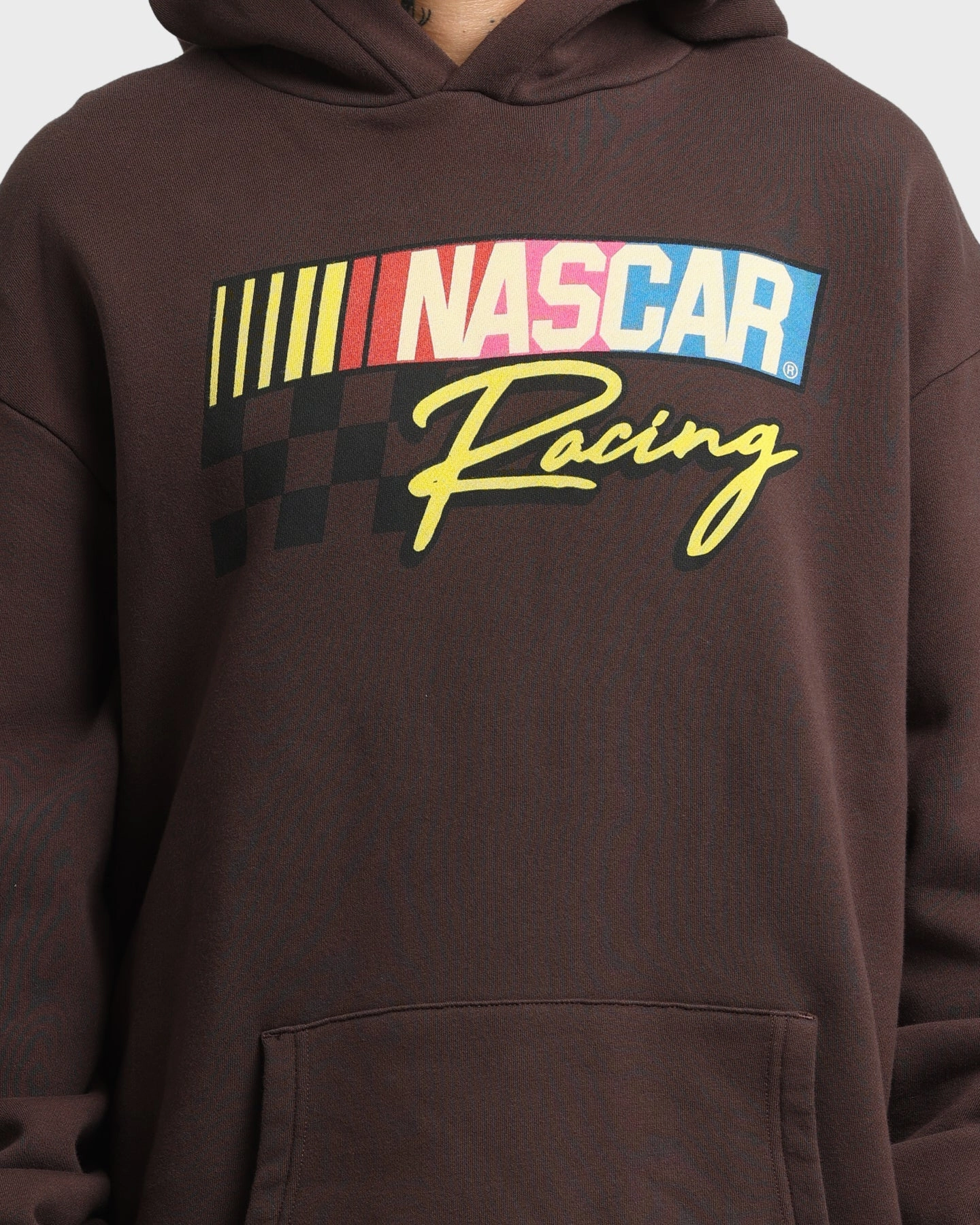 Esteem Sport Inspired NASCAR NASCAR Racing Hoodie Chocolate Brown
