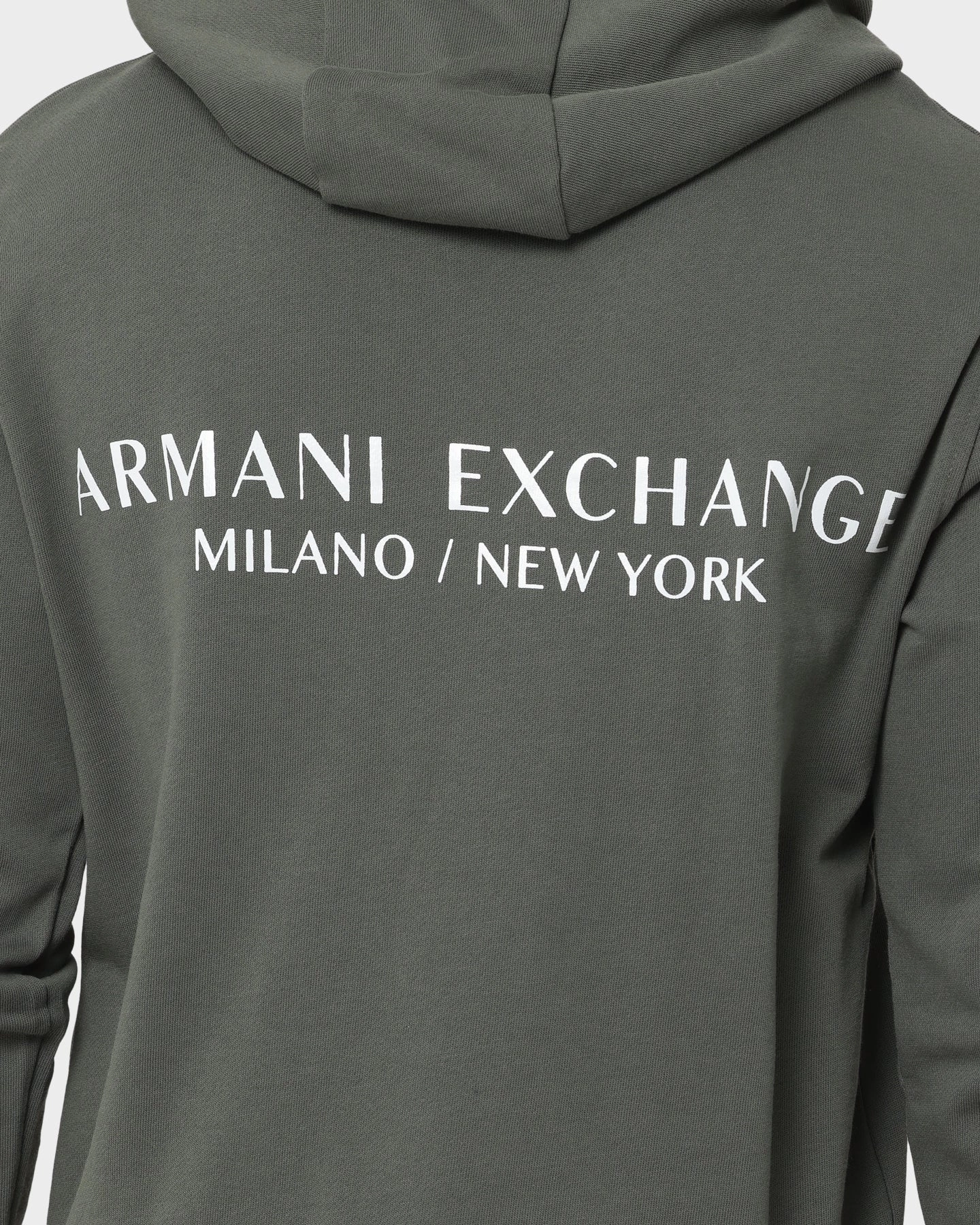 Armani Exchange Felpa Hoodie Urban Chic Wrinkle Resistant Material Ring