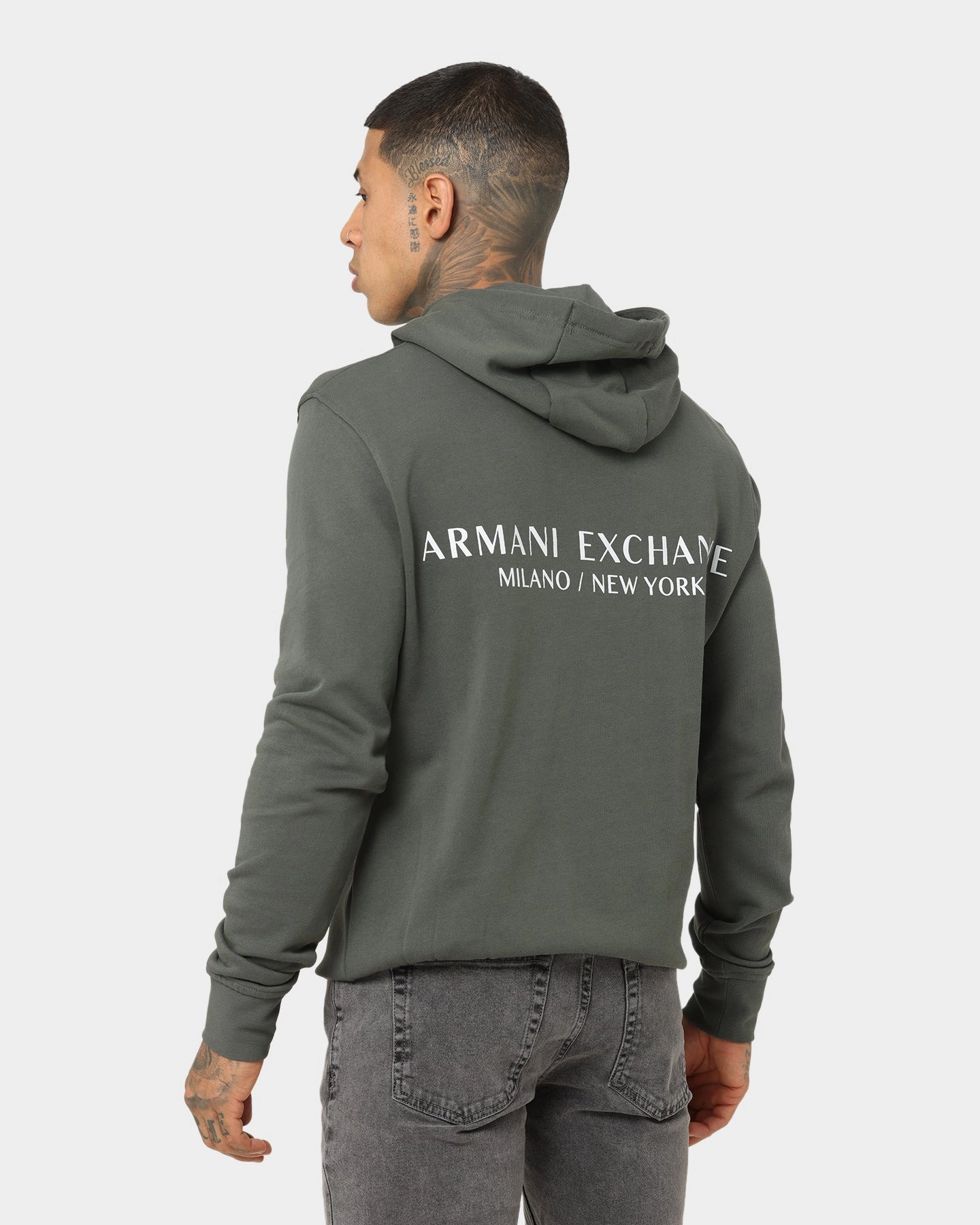 Adjustable Hood Armani Exchange Felpa Hoodie Urban Chic
