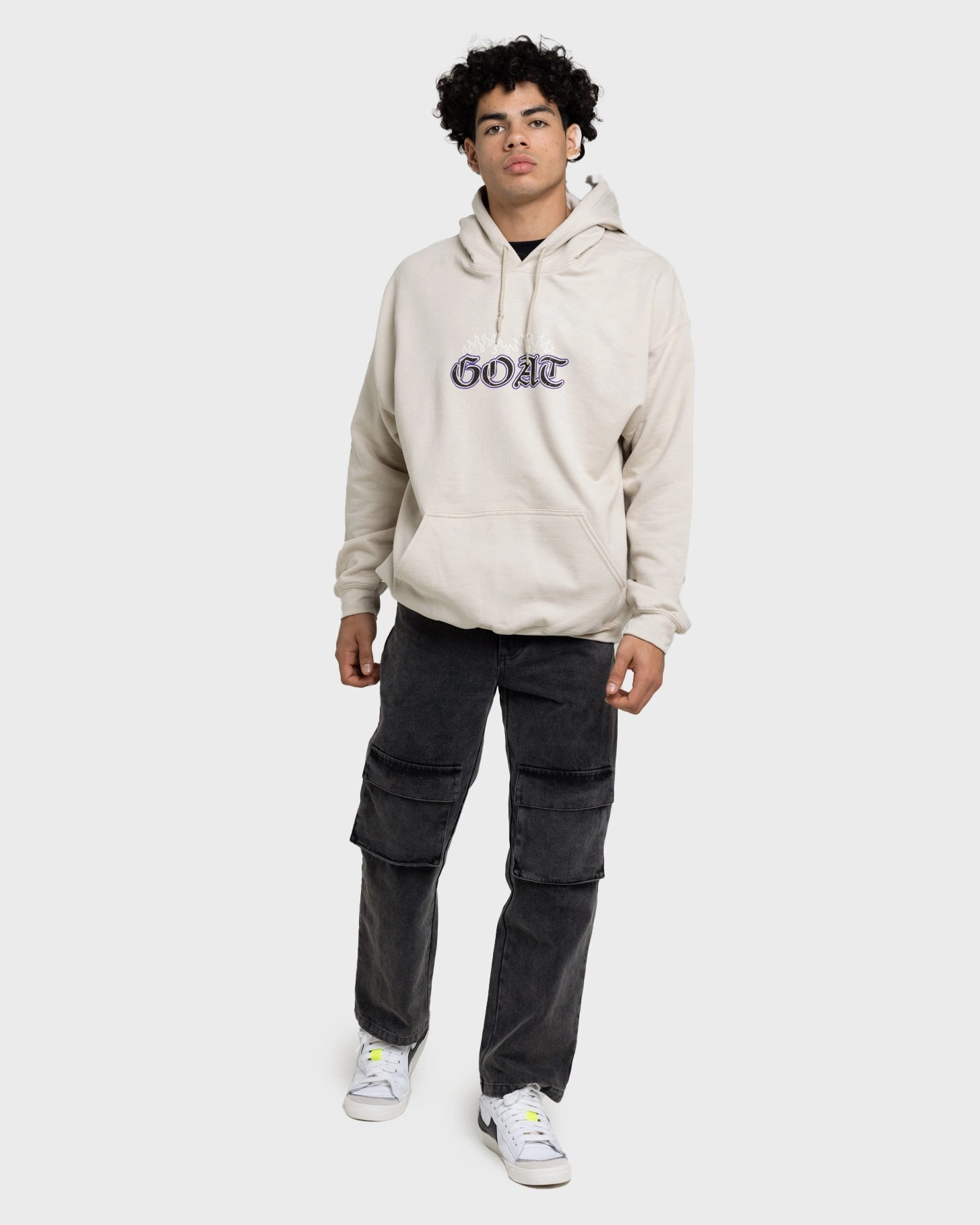 Shawl Standard Goat Crew King Skeleton Hoodie Sand