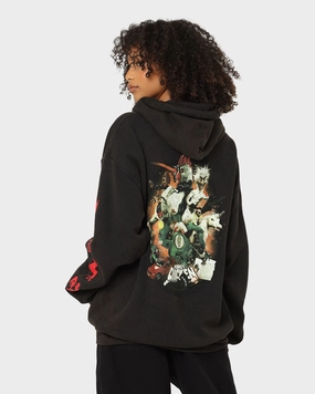 Weekend Fit American Thrift Chicken Boom Vintage Hoodie Black Wash