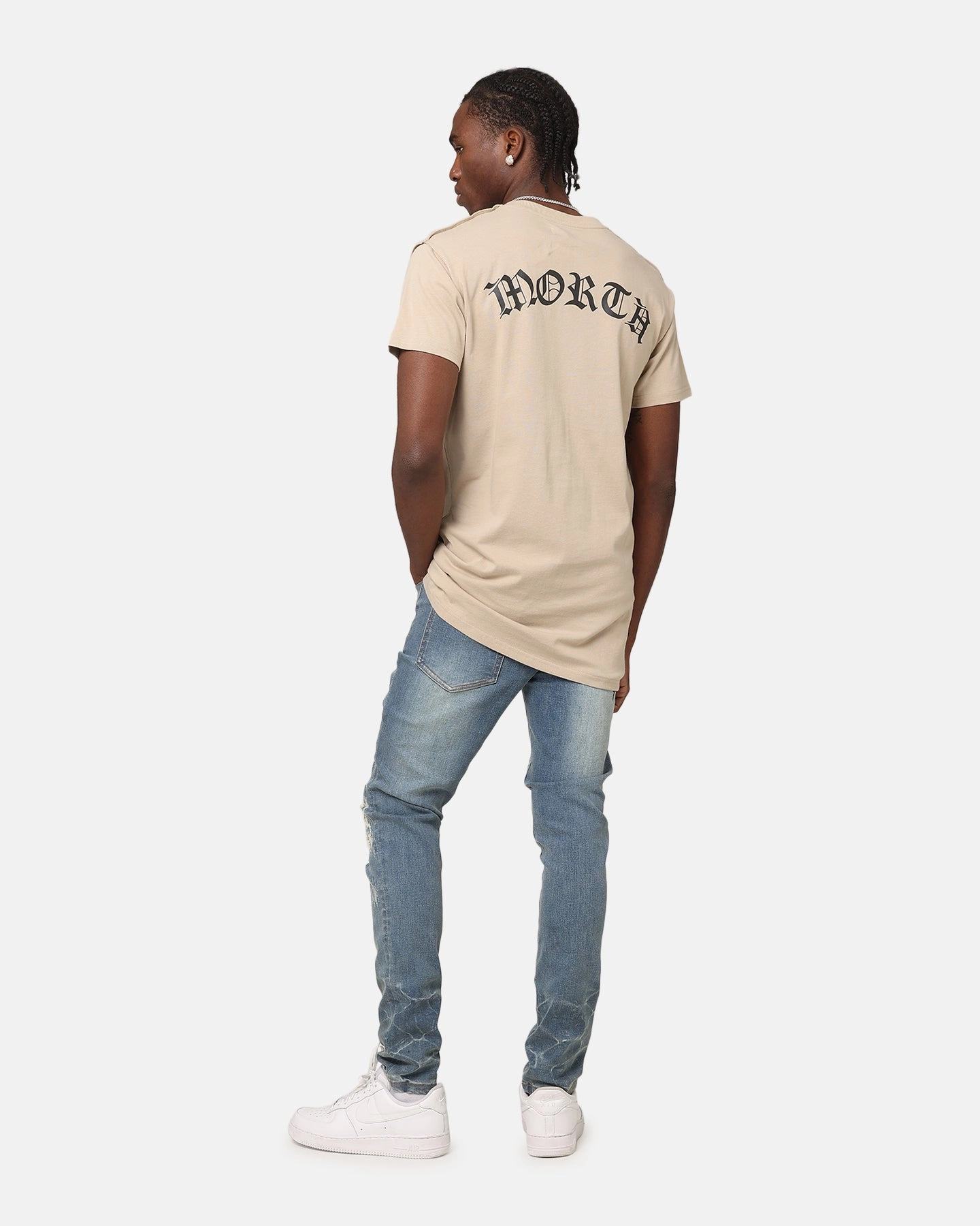 Saint Morta Dead Lafayette T-Shirt Tan Quality Comfort