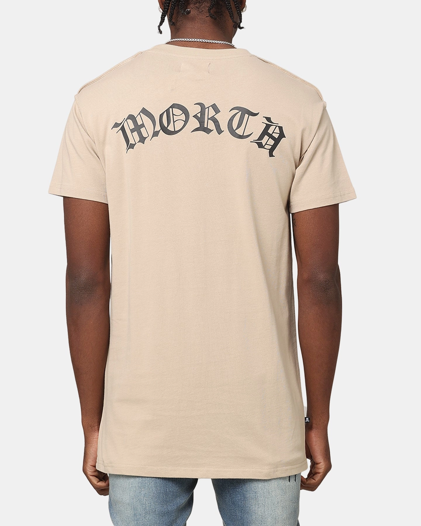 Cashmere combination Chic Wear Saint Morta Dead Lafayette T-Shirt Tan