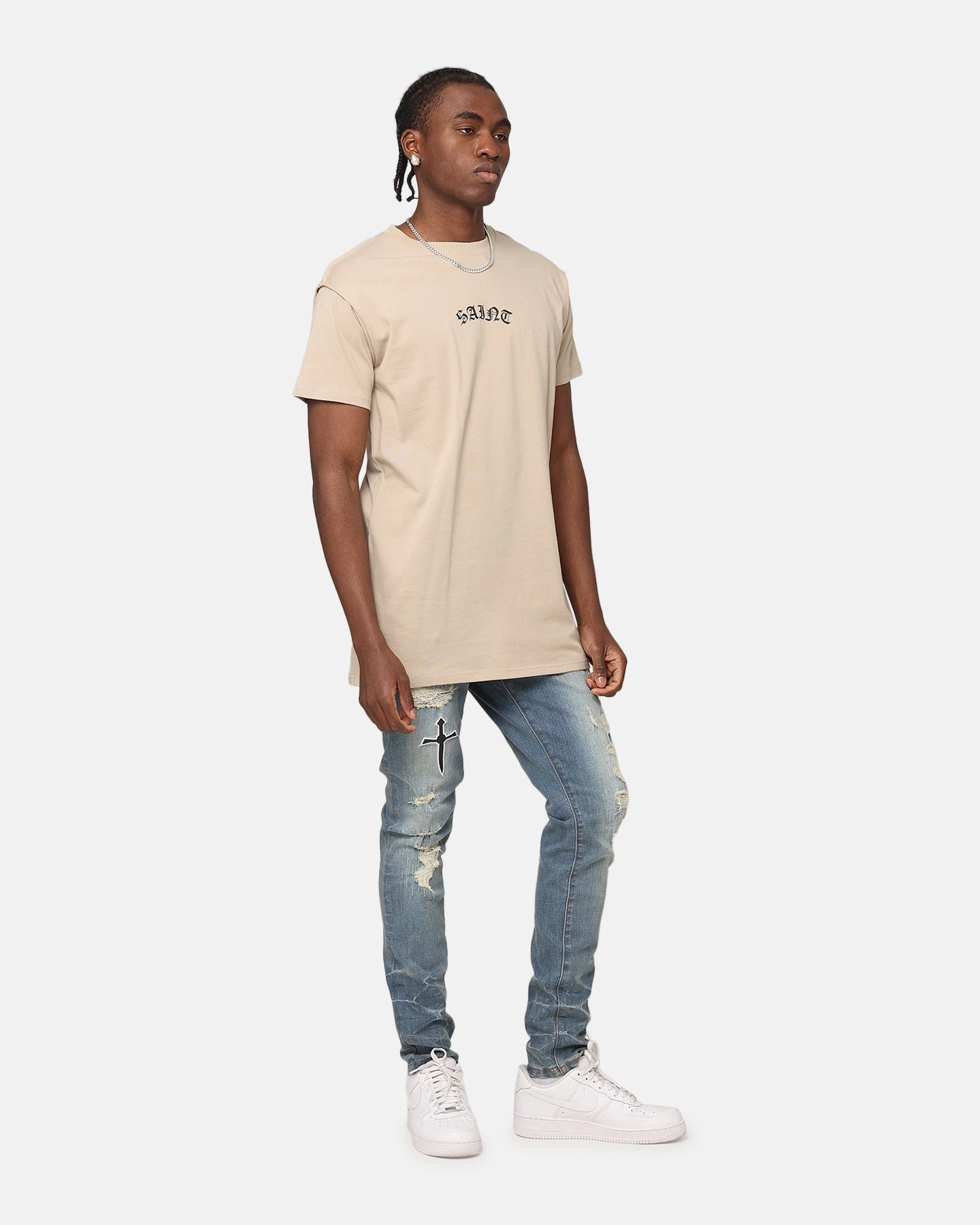 Saint Morta Dead Lafayette T-Shirt Tan Easygoing Design